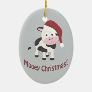 Mooey Christmas! Ceramic Tree Decoration