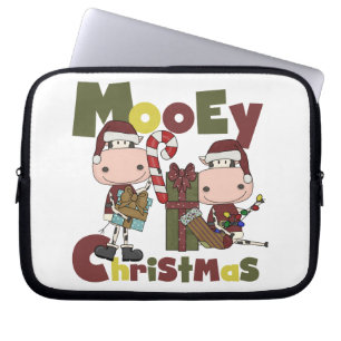 Mooey Christmas Laptop Sleeve