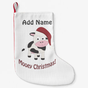 Mooey Christmas! Small Christmas Stocking