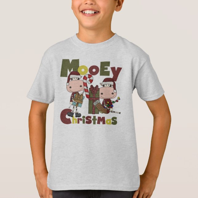 Mooey Christmas T-Shirt (Front)