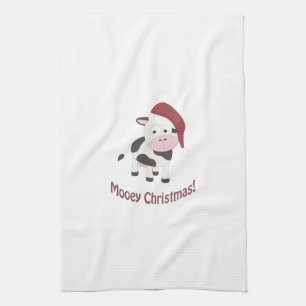 Mooey Christmas! Tea Towel