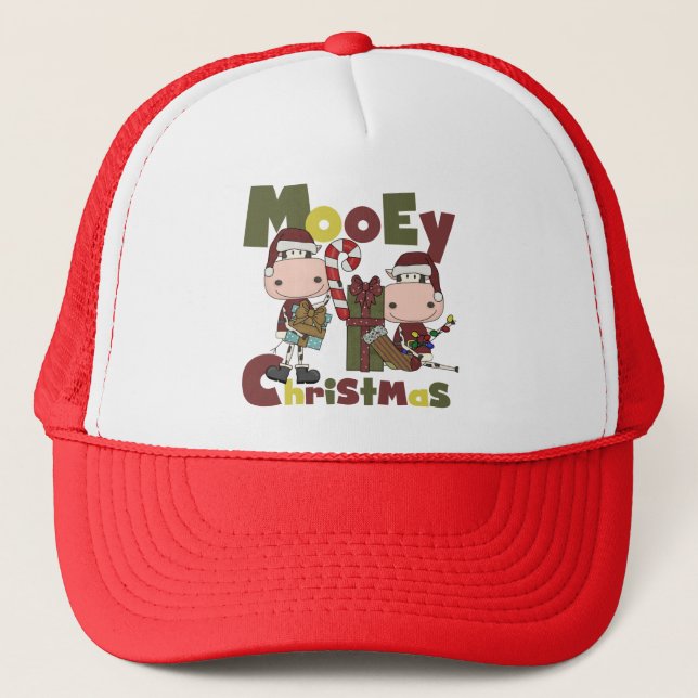 Mooey Christmas Trucker Hat (Front)