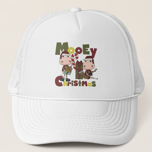 Mooey Christmas Trucker Hat (Front)