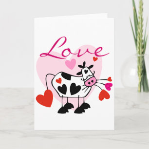 Mooey Love Valentine Holiday Card