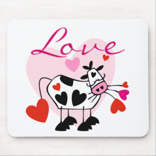 Mooey Love Valentine Mouse Mat