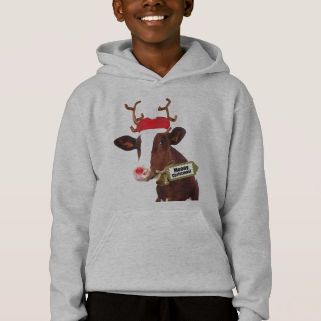 Mooey Merry Christmas Reindeer Cow (Front)