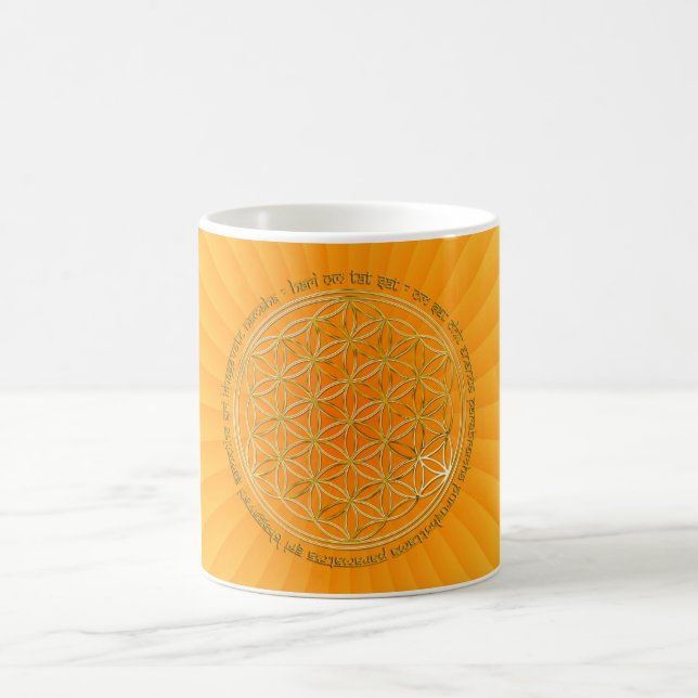 Moola Mantra / Fume Des Lives / yellow radial BG Coffee Mug (Center)