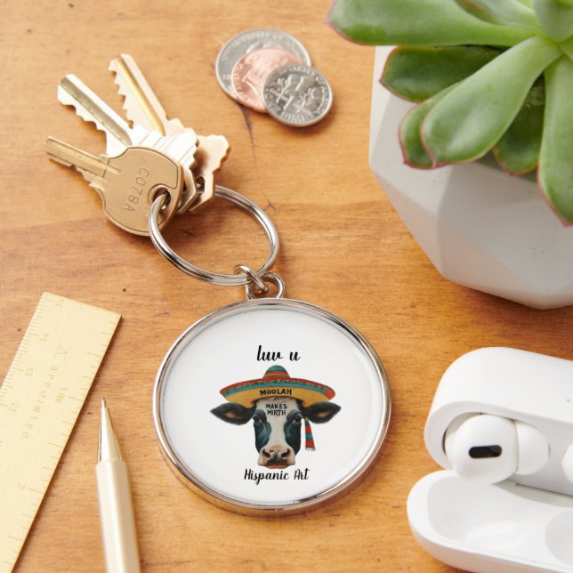 moolah makes mirth  key ring (Desk)