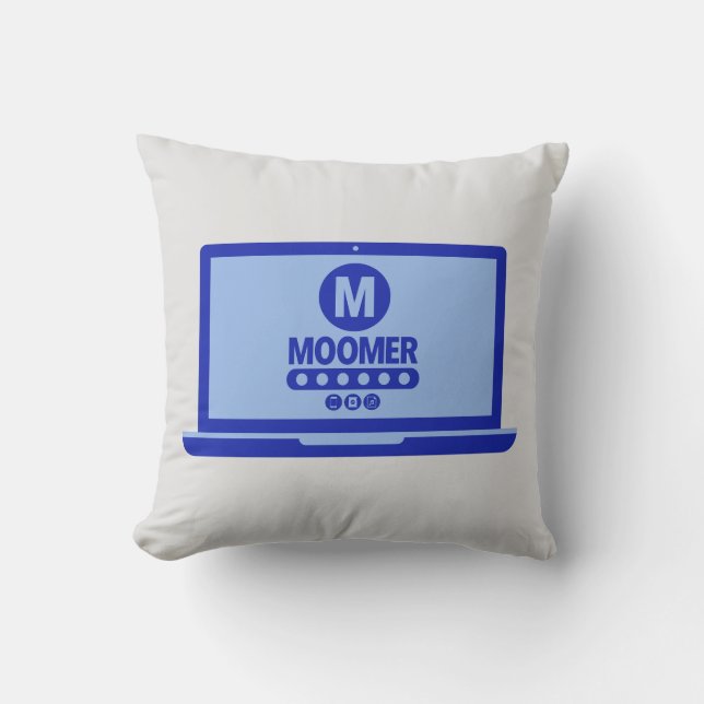 Moomer Log In Pillow (Front)