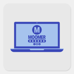 Moomer Log In Sticker