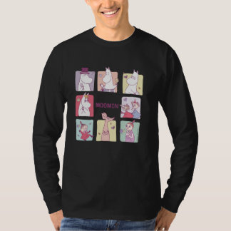 Moomin Square Character Blocks T-Shirt