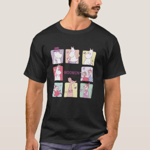 Moomin Square Character Blocks T-Shirt