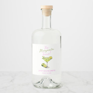 MooMoos & Margaritas Bachelorette Welcome Sign Liquor Bottle Label