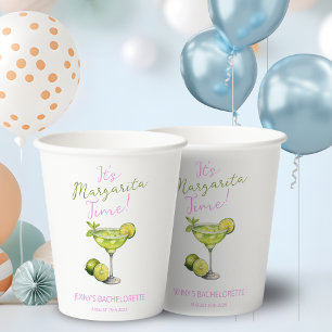 MooMoos & Margaritas Bachelorette Welcome Sign Paper Cups