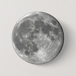 Moon 6 Cm Round Badge