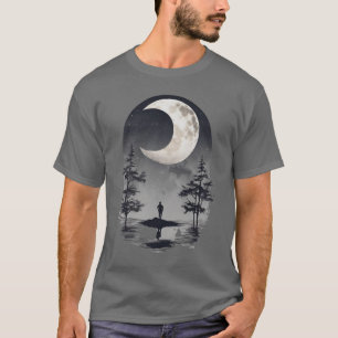 Moon 8 light, moonbeam, satellite,celestial T-Shirt
