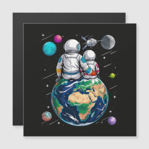 Moon And Astronaut
