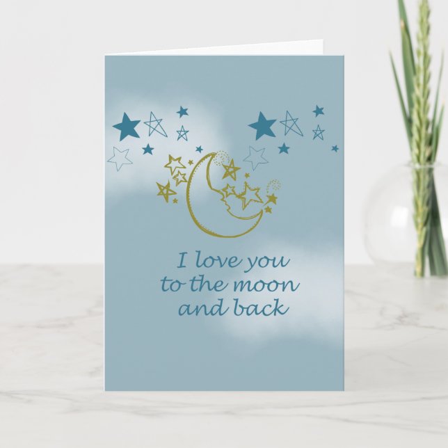 Moon and Back Card (Front)