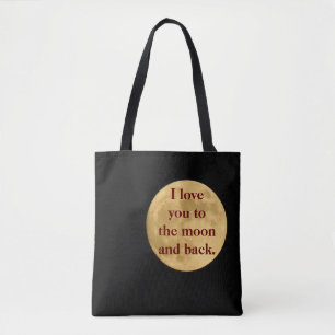 Moon and Back - Tote bag