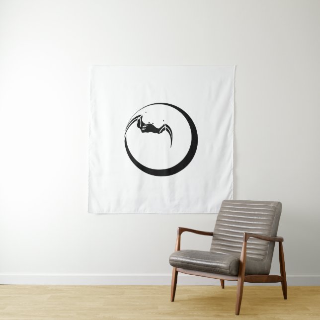 Moon and bat tapestry (In Situ)