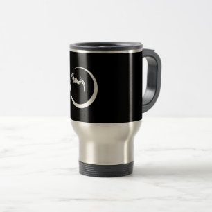 Moon and Bat Travel Mug
