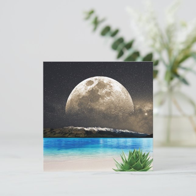 Moon And Beach (Standing Front)