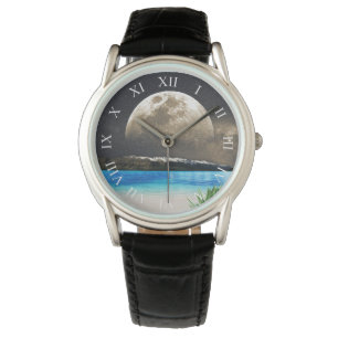 Moon And Beach Watch