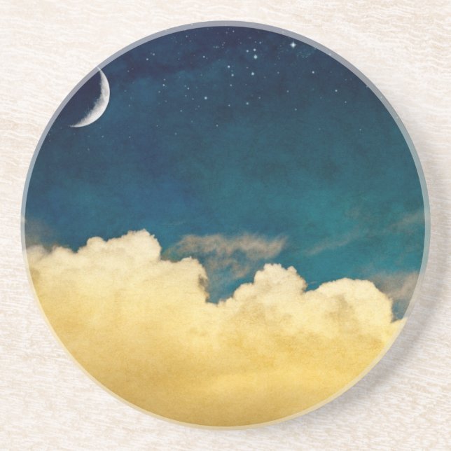 Moon And Cloudscape Coaster (Front)