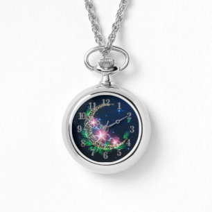 Moon and Flowers  Watch