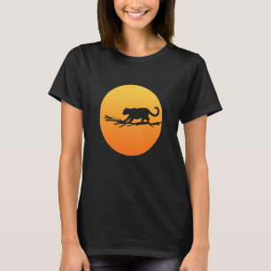 Moon and Jaguar Animal Keeper or Tourist Guide T-Shirt