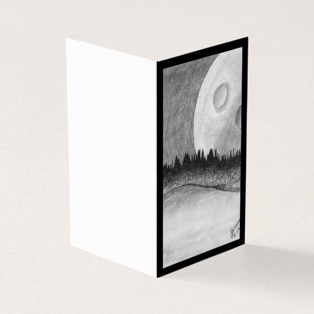 Moon and Planet - Black (Outside)