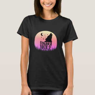 Moon And Stars Auntie Wolf T-Shirt