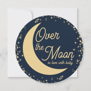 Moon and Stars Baby Shower Invitation