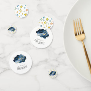 Moon and Stars Baby Shower Table Confetti