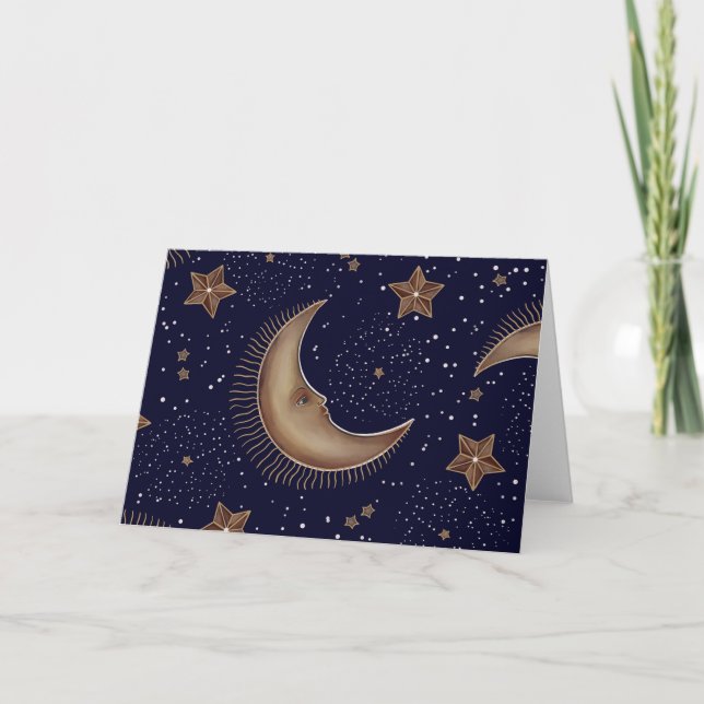 Moon and Stars Card (Front)