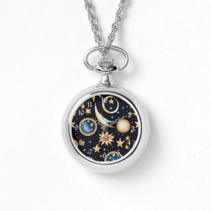 Moon And Stars Celestial   Watch