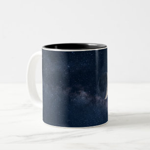 Moon and Stars Coffee Mug Celestial Night Sky Ce