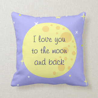 Moon and Stars Customisable Pillow
