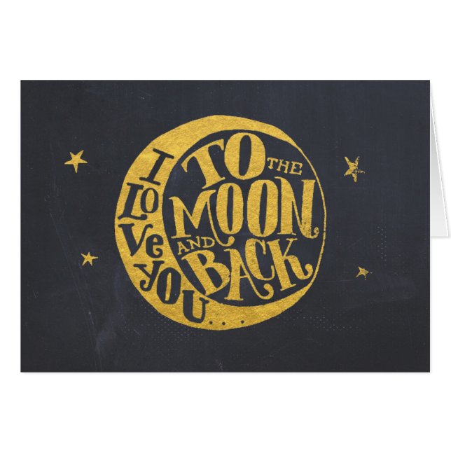 Moon And Stars Love You Affectionate (Front Horizontal)