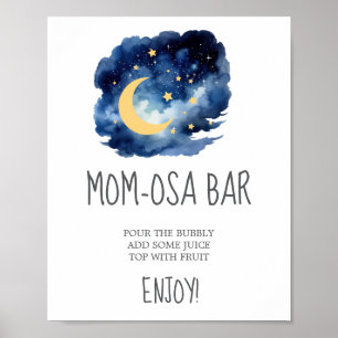 Moon and Stars Mum-osa Bar Sign