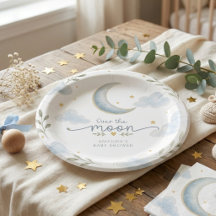 Moon and Stars Over the moon Baby Shower