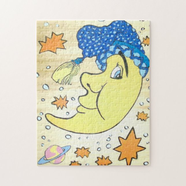 Moon and Stars Puzzle (Vertical)