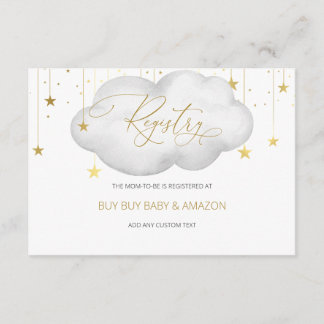Moon and Stars Registry Card
