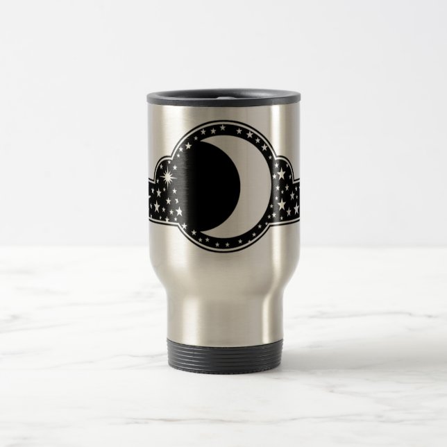 Moon and Stars Travel Mug (Center)