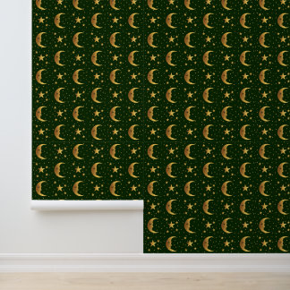 Moon and Stars Wallpaper