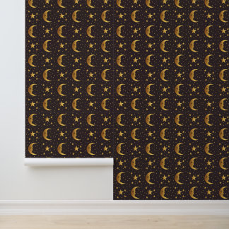 Moon and Stars Wallpaper