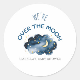 Moon and Stars We Are Over the Moon Envelope Seals