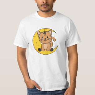 Moon Animal Cat Official Sleep Shirt Cats