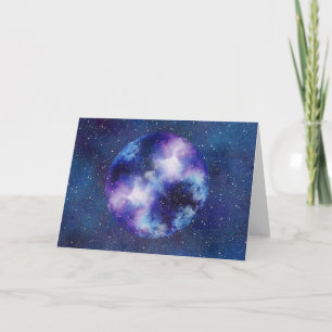 Moon Art Card