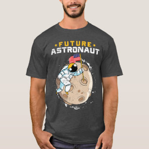 Moon Astronomy Space Science Lover Future Astronau T-Shirt